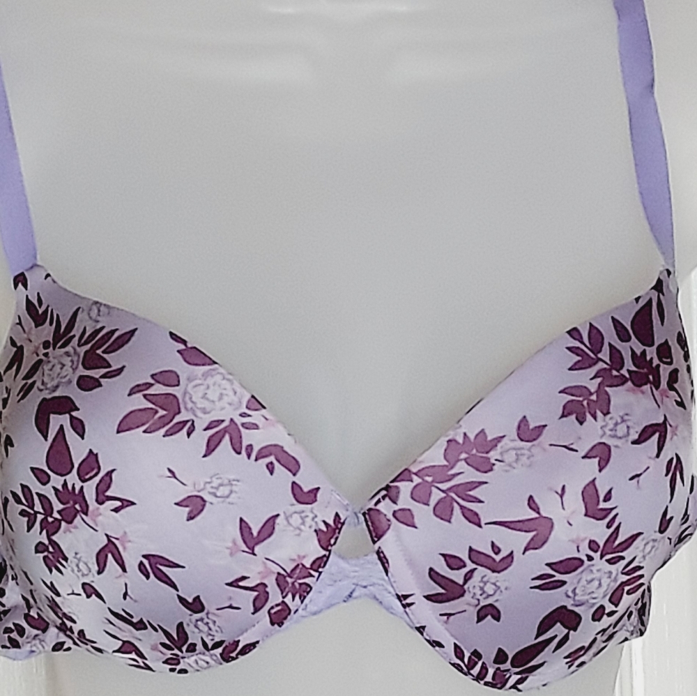 🩵Maidenform🩵 purple with floral print bra *36B🤍